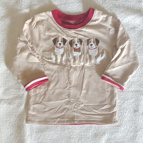 GYMBOREE MIX N MATCH BLUE w// Little Man L//S TEE 12 18 2T 3T NWT